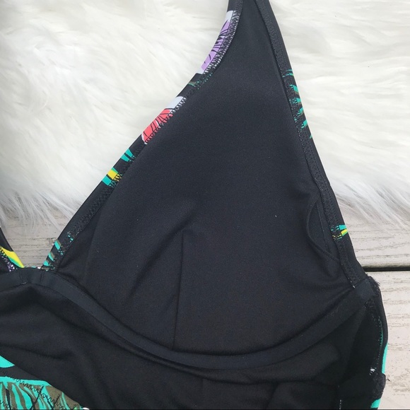 NWT Old Navy Palm Leaf Floral One Piece Swimsuit - Picture 7 of 10